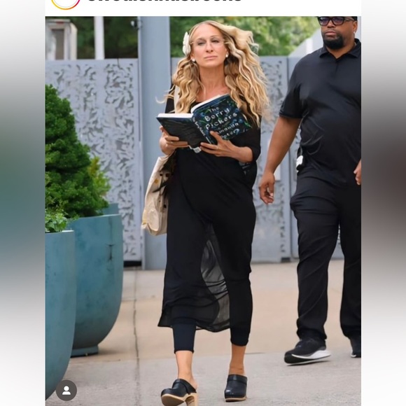 Free people Swedish Hasbeens NWT Rafia Bow  Slip In Clog Comfortable Retro 🌈❤️🙏 - Picture 6 of 15